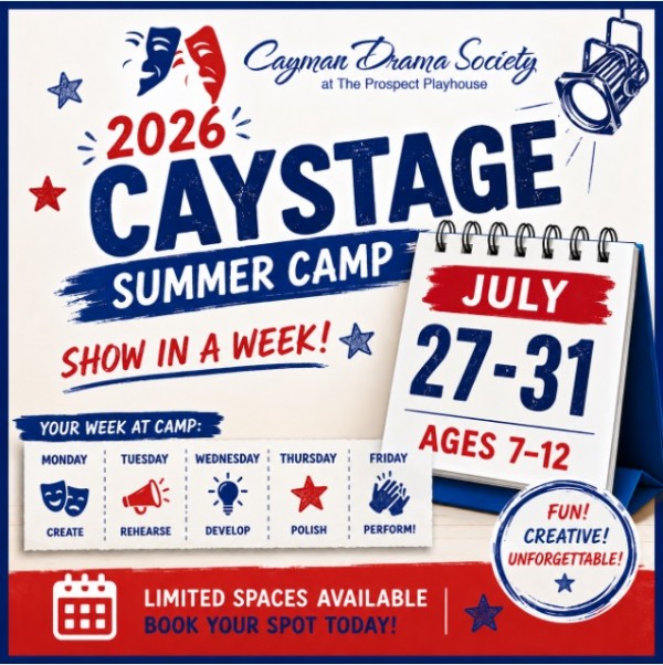2026 Caystage: Summer Camp 7-12 year olds